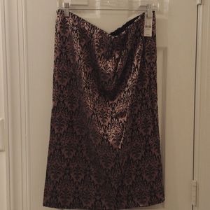 7th Avenue Design Studio New York & Company, Skirt w/slit XL, Sunset